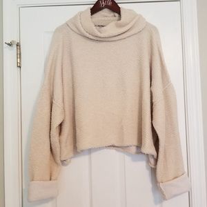 Free People- Oversized Cotton Sweatshirt